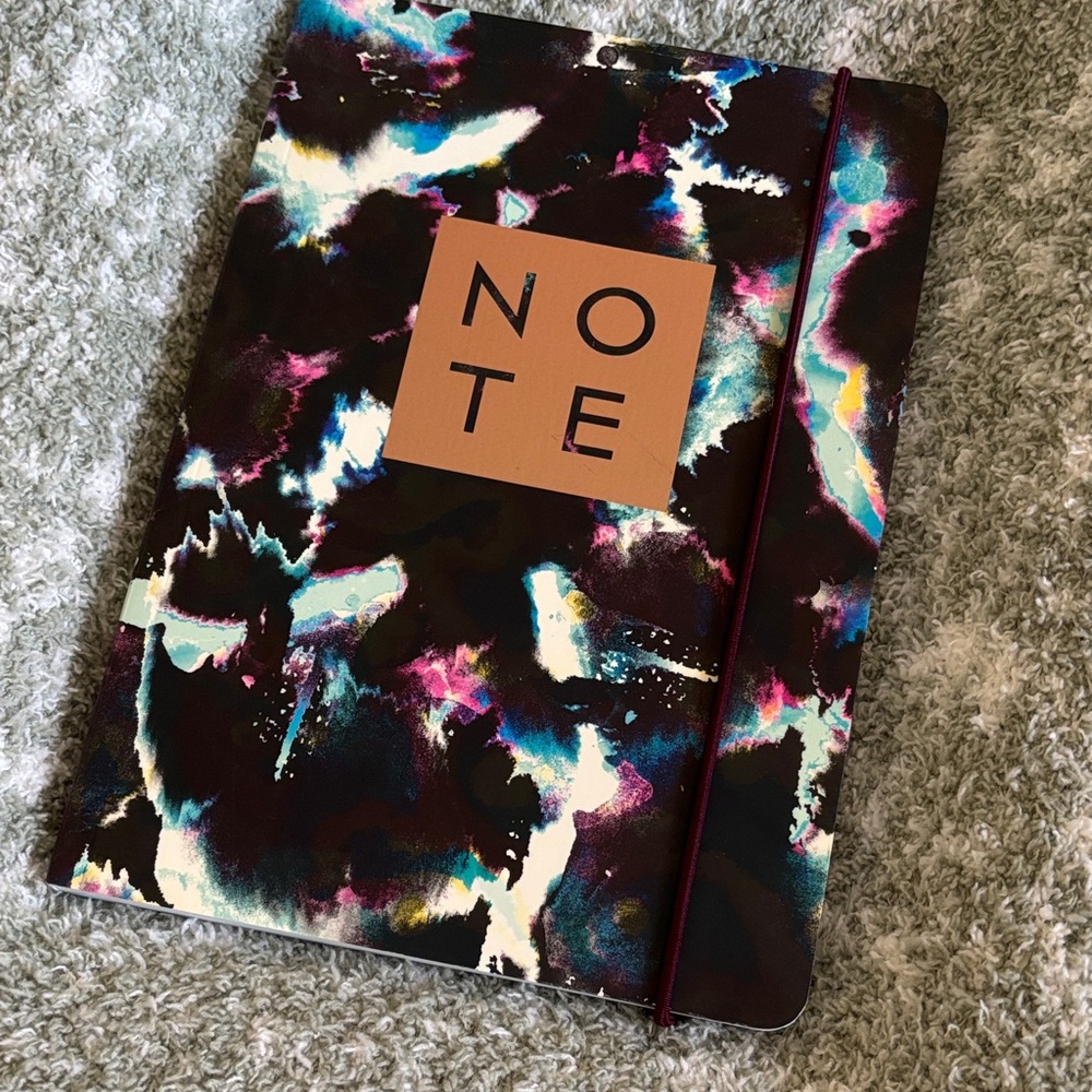 Colorful Cosmic NOTE Abstract Notebook Journal NWT lined 70 pgs - Picture 13 of 14